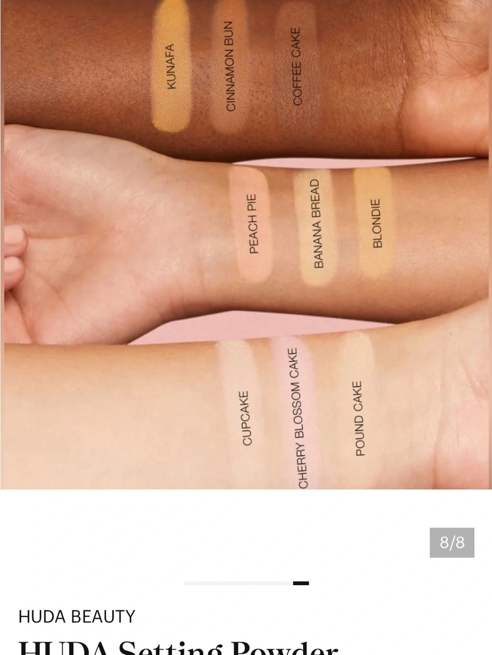 HUDA BEAUTY Easy Bake and Snatch Pressed Brightening Setting Powder